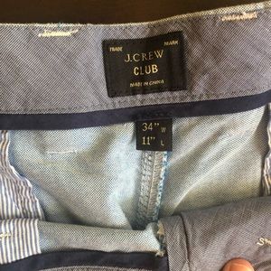 J. Crew men’s blue shorts